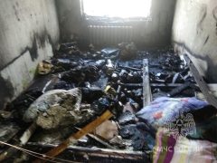 В Володарском районе из-за пожара погибли два человека.