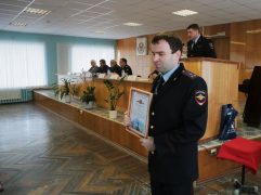 Сегодня в Дзержинске чествовали сотрудников полиции.