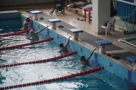 В Дзержинске прошли соревнования по плаванию среди спортсменов с ограниченными возможностями.