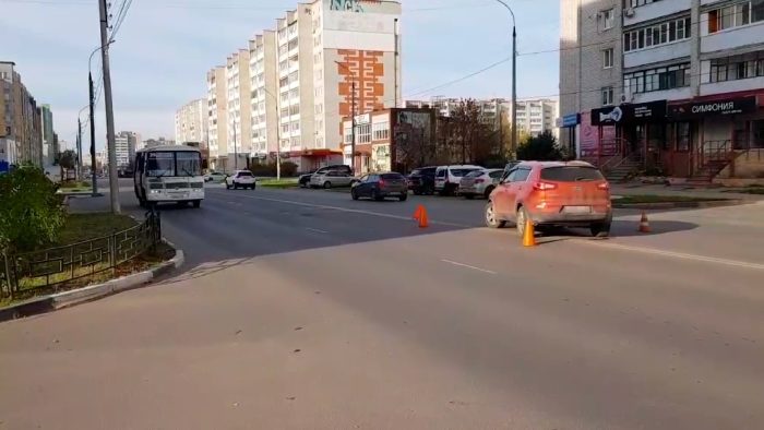 В Дзержинске водитель иномарки сбил пенсионерку.