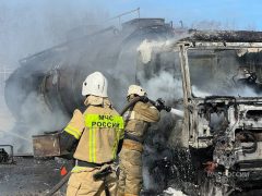 Дзержинец получил ожоги при пожаре на одном из предприятий.