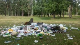 В Володарском районе ликвидируют свалку бытовых отходов.