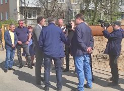 В Дзержинске продолжается реконструкция теплосетевого хозяйства.