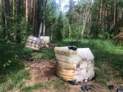 В лесах Дзержинска нашли очередную химическую свалку