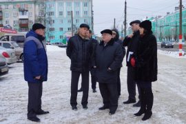 13 февраля глава города Валерий Чумазин вместе с представителями администрации осмотрели ряд объектов