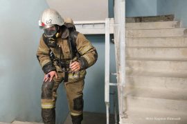 В Дзержинске пожарные посоревнуются в подъеме на скорость.