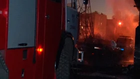 Вчерашнее утро в Дзержинске началось с пожара.