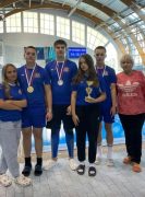 Дзержинцы стали победителями в соревнованиях по подводному плаванию.