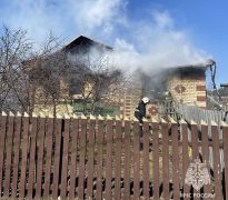 В пригороде Дзержинска произошел пожар.