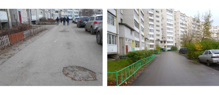 56 дворовых территорий Дзержинска благоустроены в 2019 году в рамках муниципальной программы «Формирование современной городской среды».