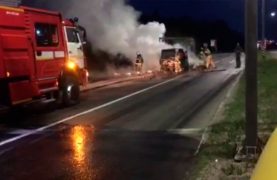 Водитель ГАЗели пострадал в столкновении с фурой недалеко от Дзержинска.