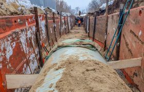 В Дзержинске строят главный канализационный коллектор